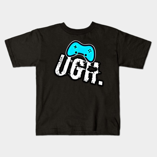 Funny gamer Kids T-Shirt by MaystarUniverse